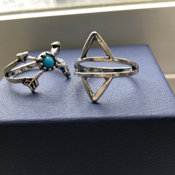 💎Set of 5 silver ring bundle💎 - Picture 2 of 10